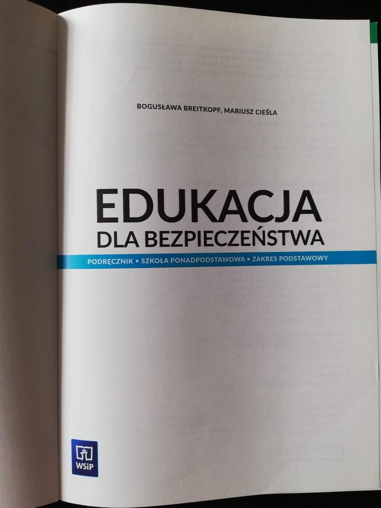 Podręcznik Edukacja dla bezpieczeństwa WSIP