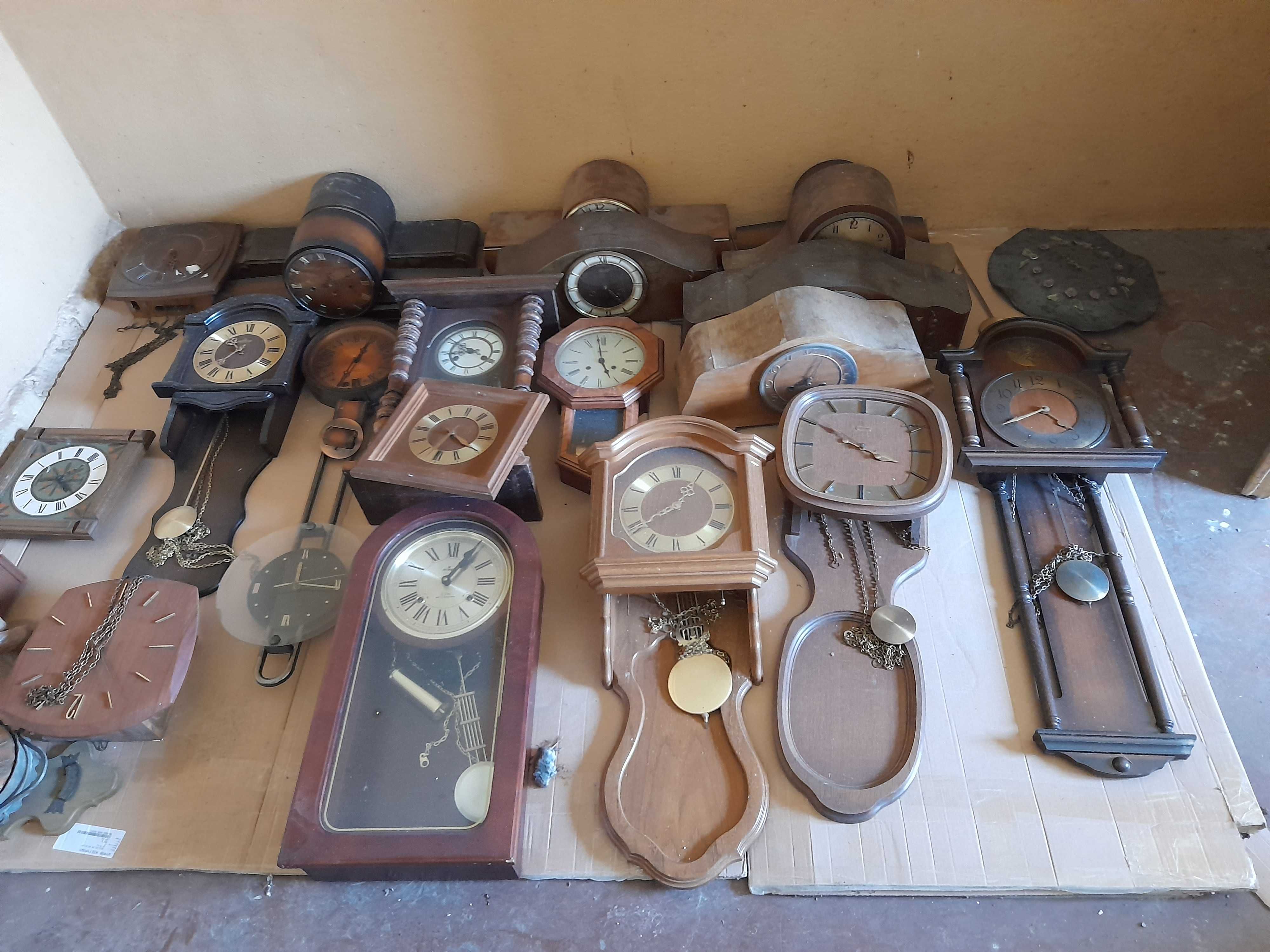 Stare Niemieckie Zegary ponad 20sztuk Antyki