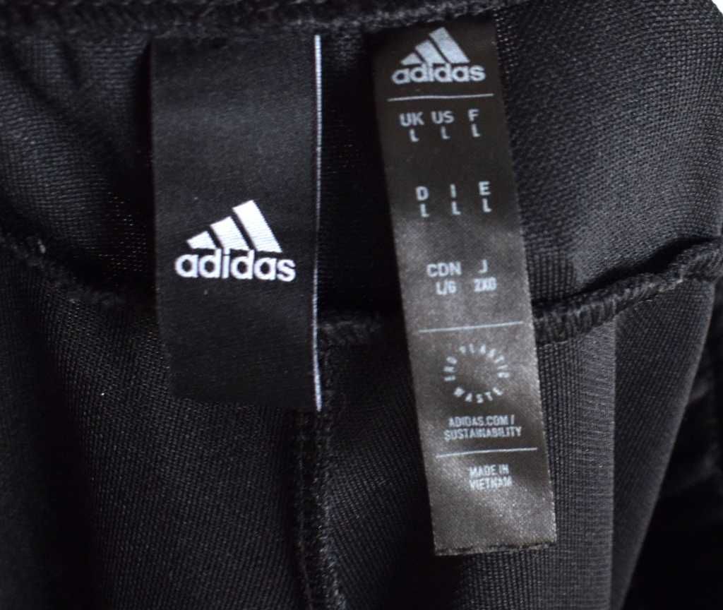 Adidas spodnie dresowe męskie czarne L xl z kieszeniami