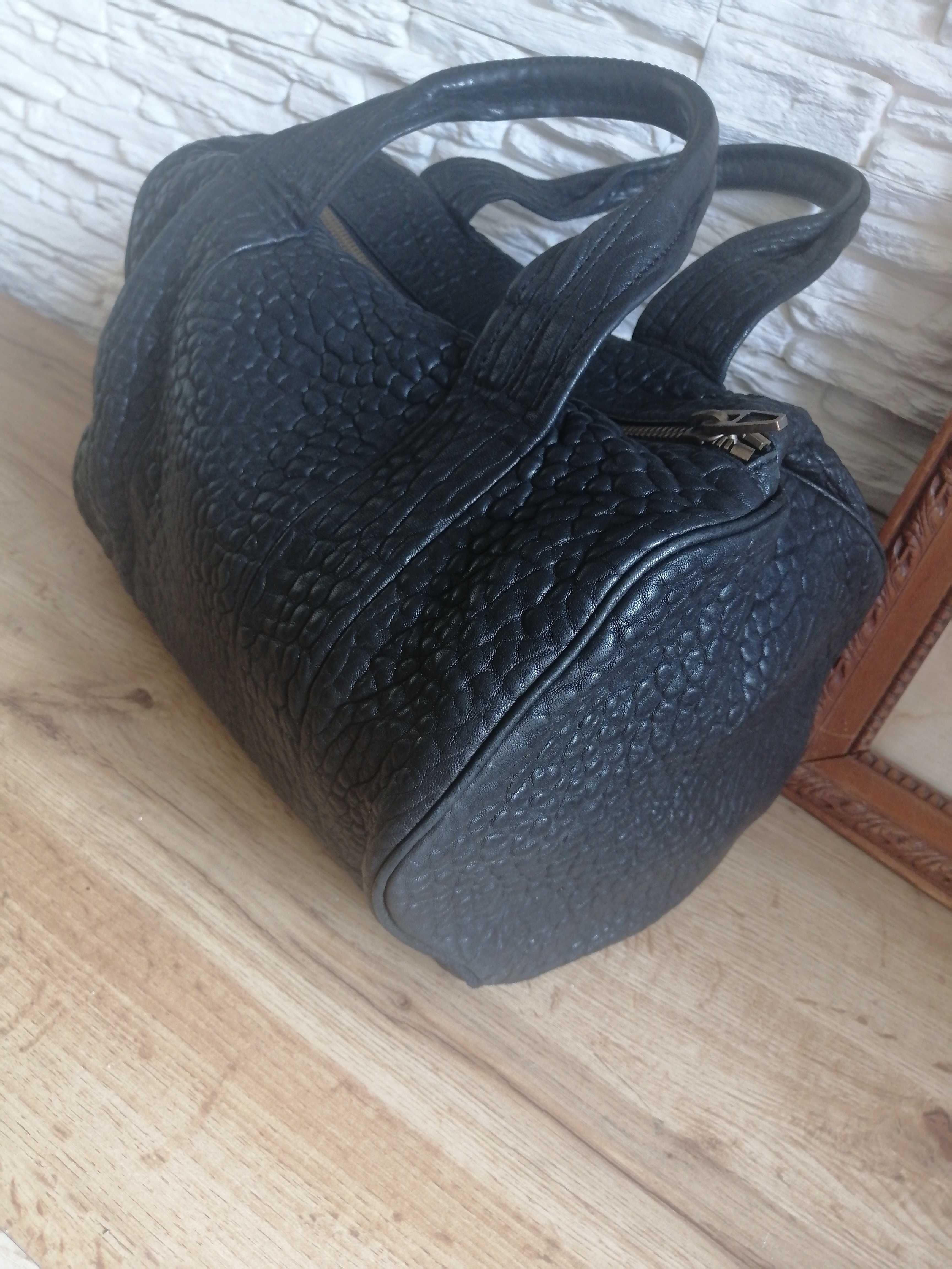 Oryginalna torebka Alexander Wang,rocco skóra naturalna.
