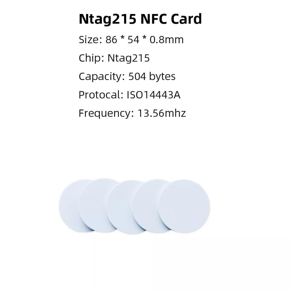 Chip NFC ntag215