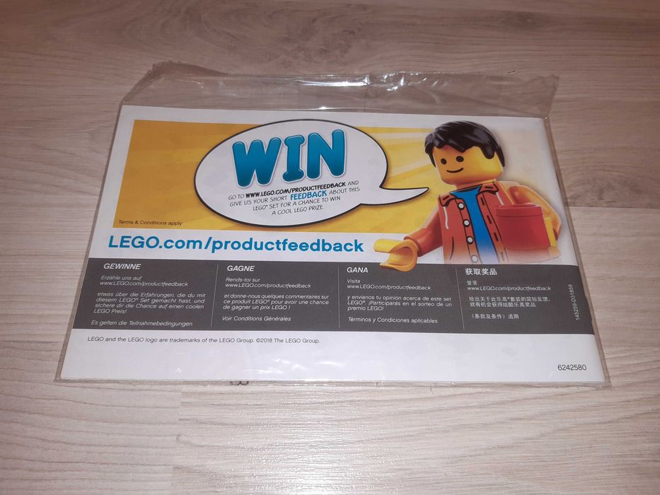 Puste pudełko Lego Classic 10717 Bricks Bricks Bricks +instrukcja (1)