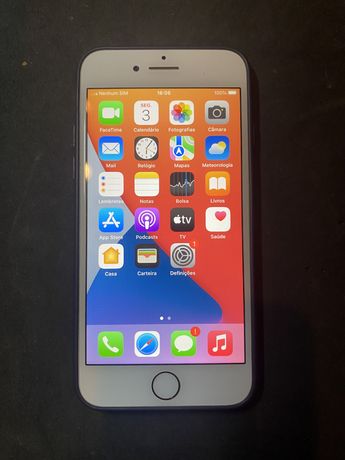 Iphone 8 rosegold 64gb com capa.