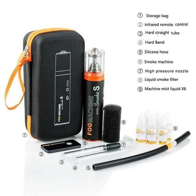 Maquina de fumo portatil FOGMACHINE SMOKE S c/ com