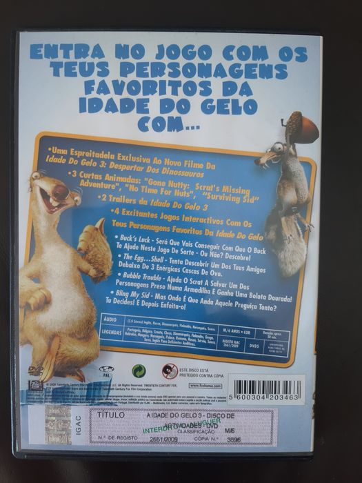 Quaisquer 2 DVDs por 3€