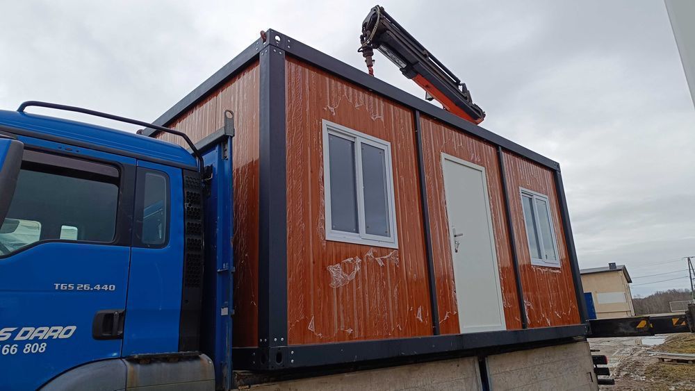 Kontener 6x3m Biurowy Socjalny Magazynowy Budowlany Letniskowy