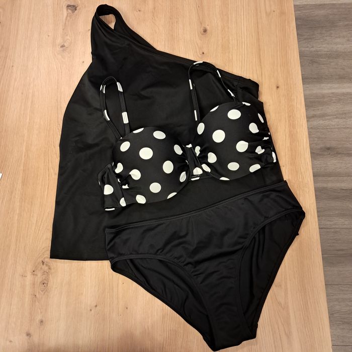 40 85C Nowy strój kąpielowy 3-częściowy bonprix