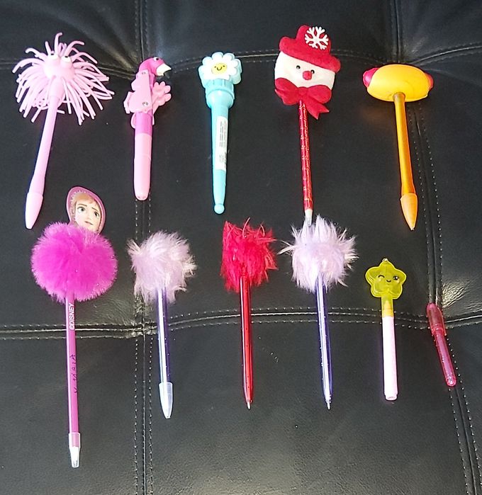 Conjunto de canetas divertidas