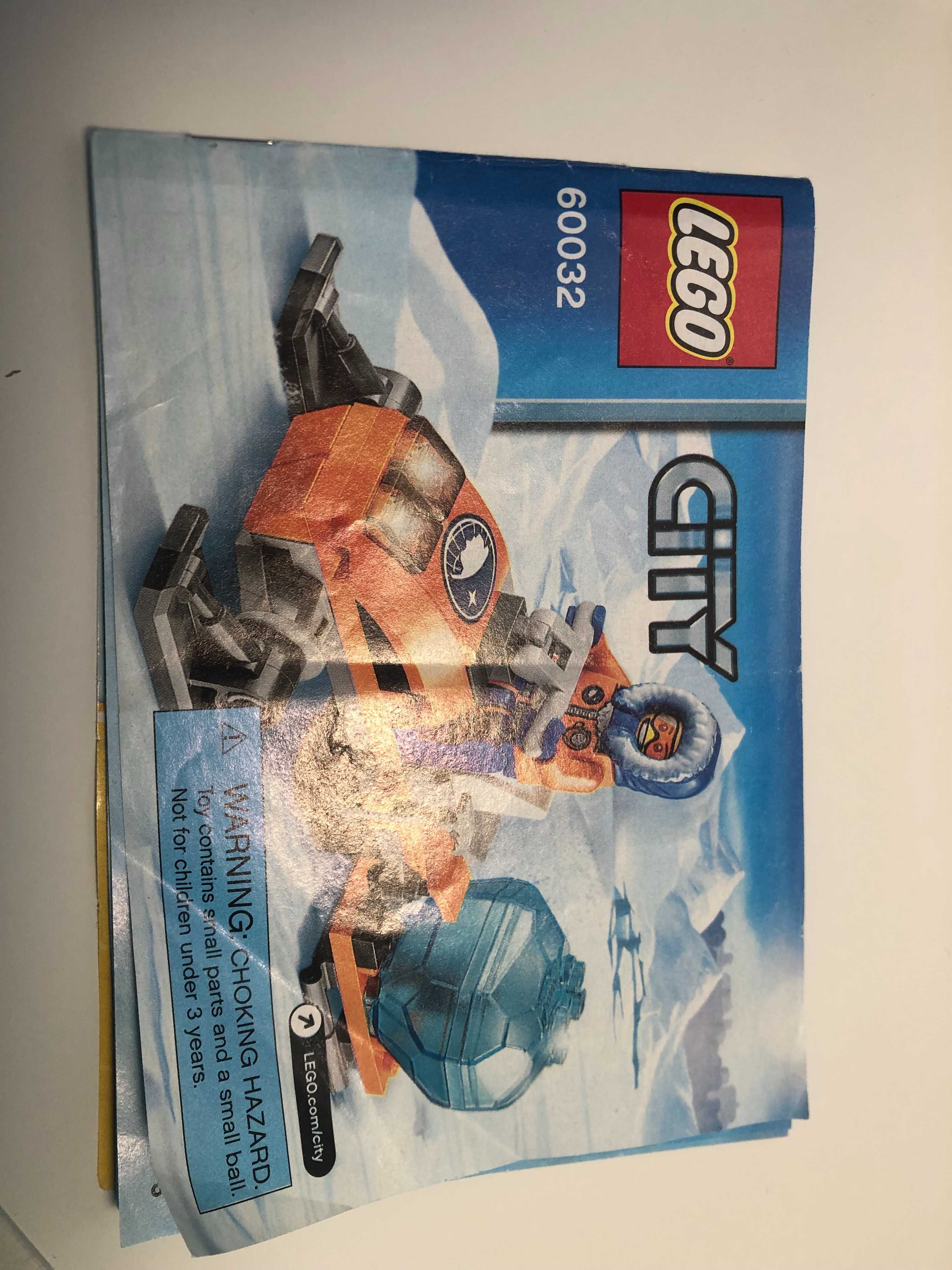 LEGO city - skuter śnieżny 60032 + instrukcja