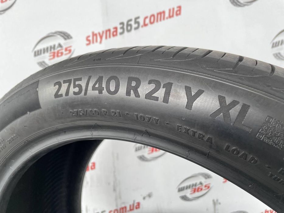 275/40 r21 continental premiumcontact 6 run flat 5mm шини бу