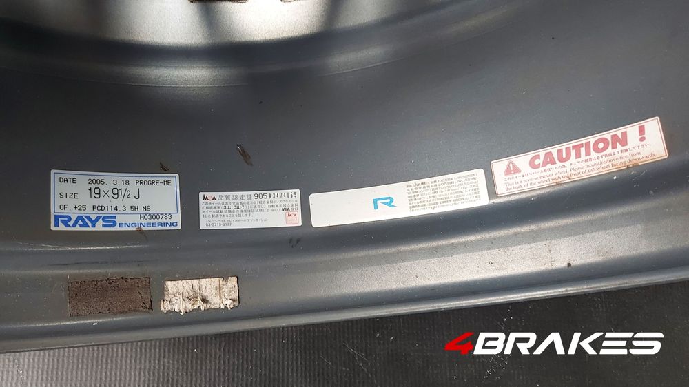 Rays Volk Racing Progressiv ME 5x114.3  19x8,5 +22/ 19x9,5 +25