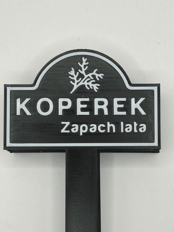 Tabliczka tabliczki etykieta do roślin warzyw oznaczanie
