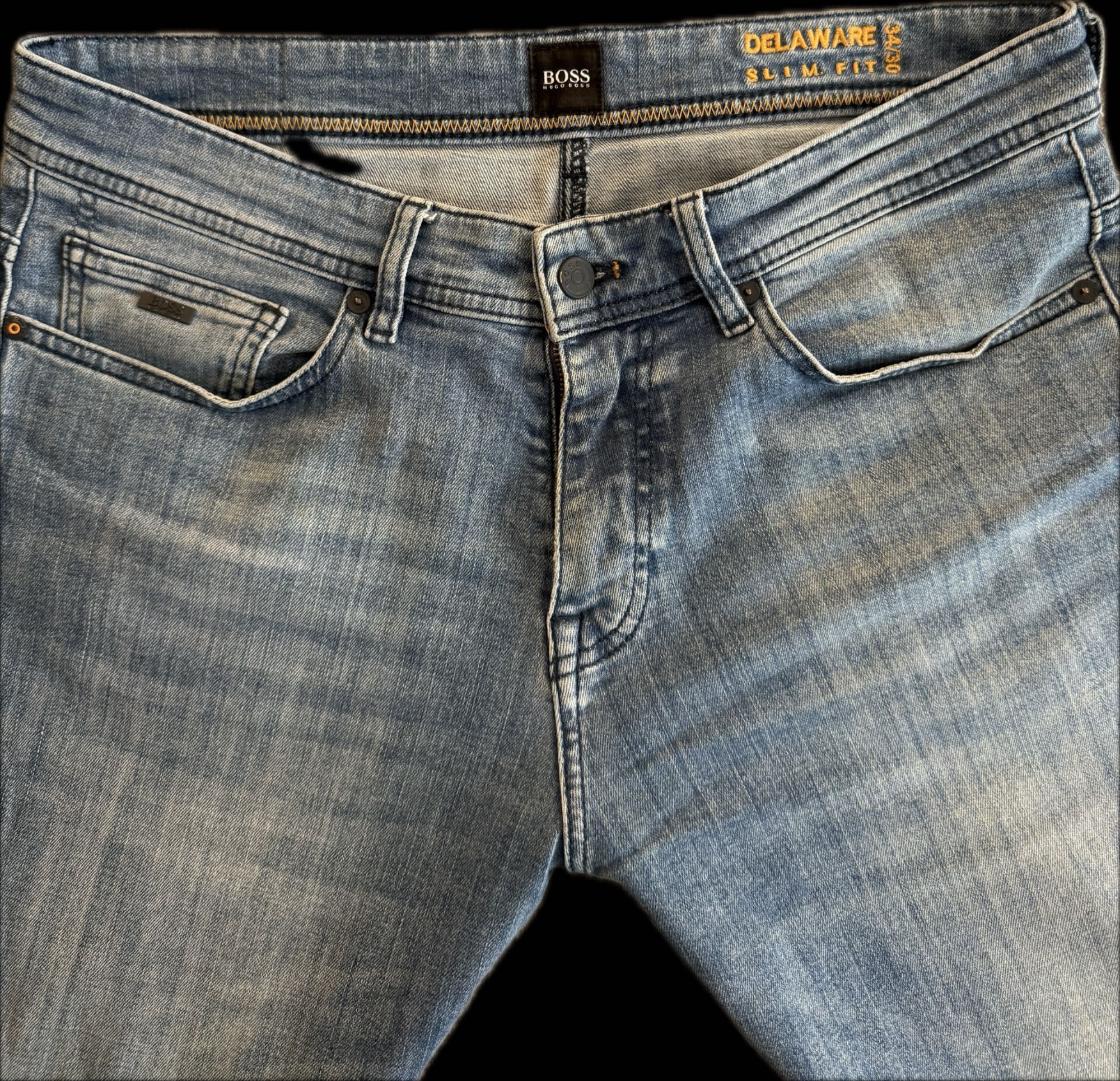 Hugo Boss Delaware slim fit 34/32 Orange