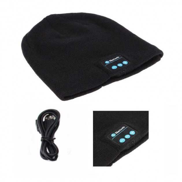 Шапка з bluetooth навушниками SPS Hat BT True. Колір чорний