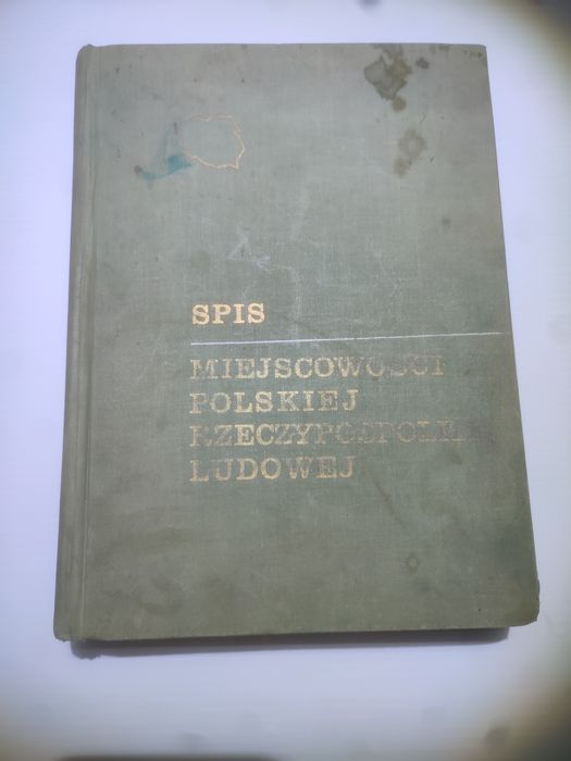 Spis Miejscowości PRL z 1968