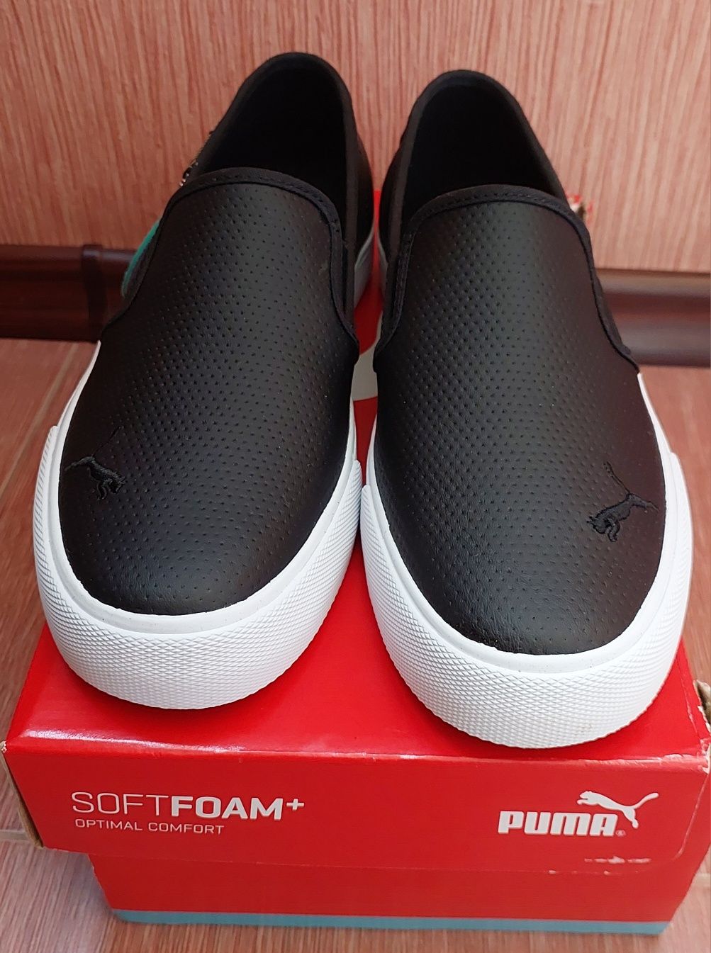 Мокасины Puma, кожаные