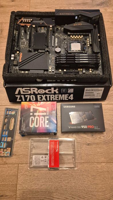 I7 7700k + Z170 + DD4 16GB + 256GB M2