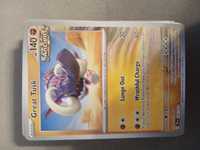 Karta Pokemon Scarlet ... Temporal Forces Reverse 096/162 Great Tusk