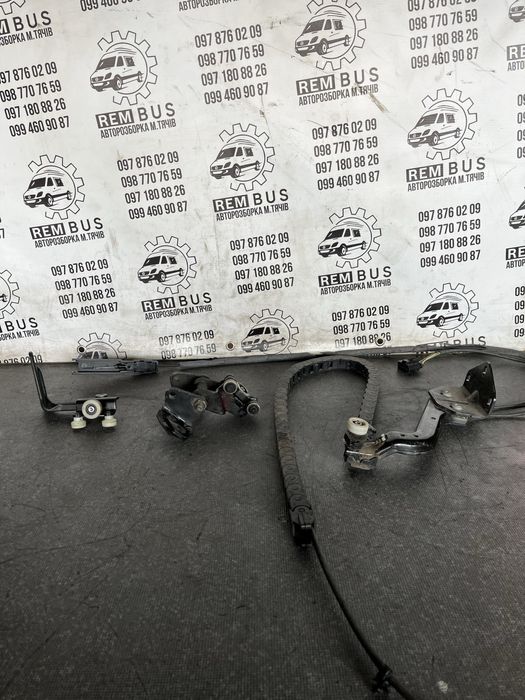 Комплект роликів ЛІВОЇ зсувної дверки Mercedes Sprinter w906 / Crafter