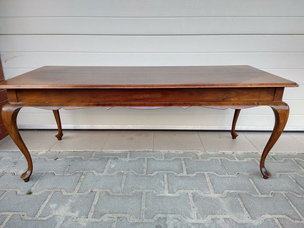 Stara ława ludwikowska stół do renowacji