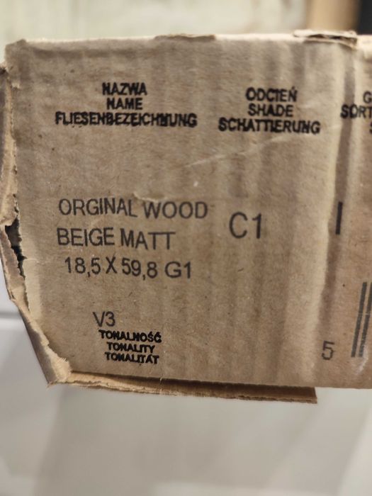Gres Original wood - Beige matt
