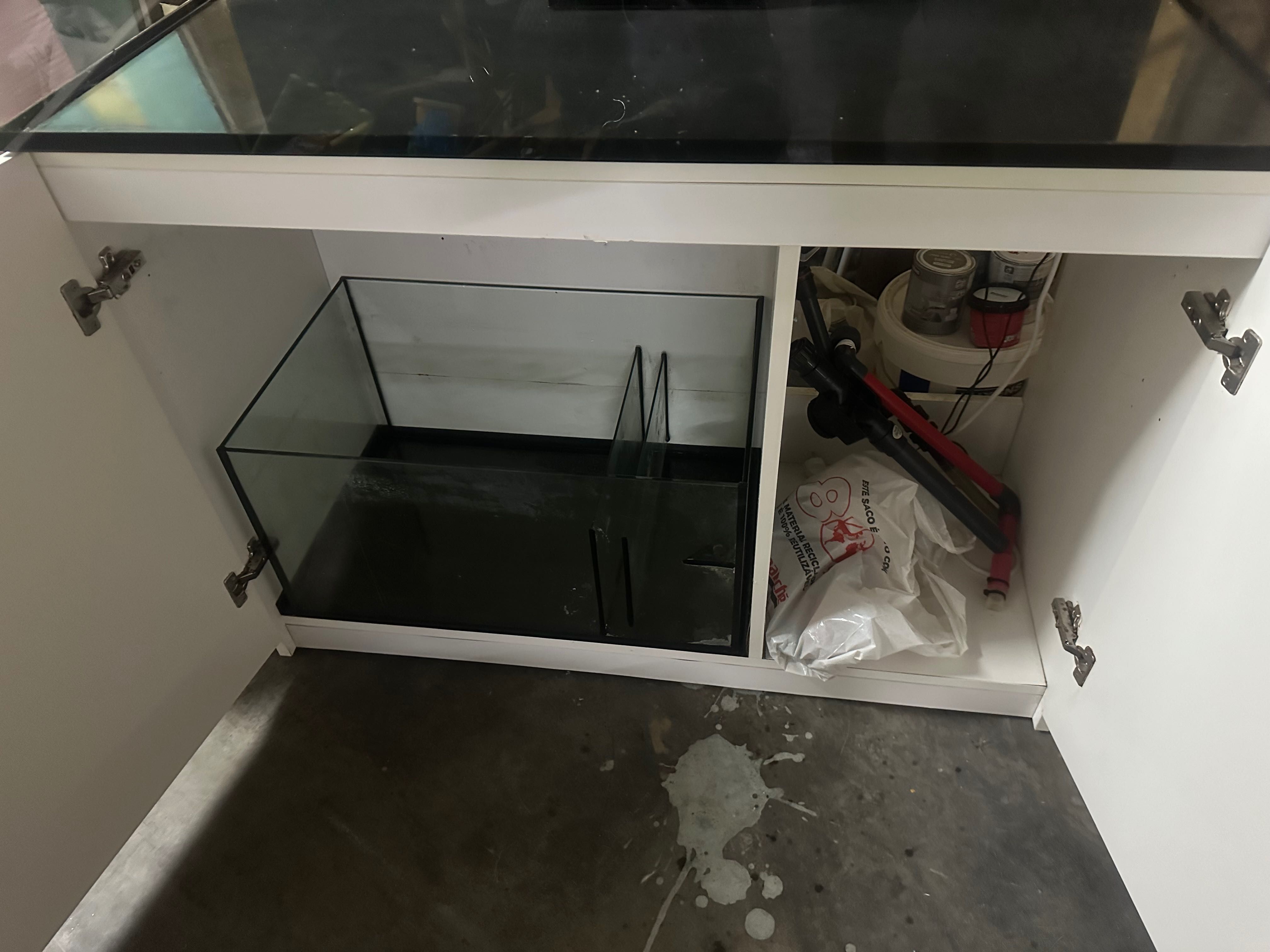 Red Sea reefer 350 aquarium , sump , stand and pipes