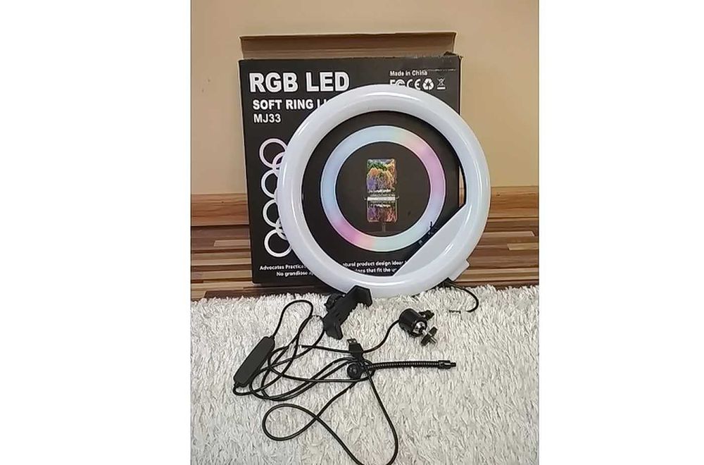 Лампа лед кільцева 30 см, і штатив 210 см. тримач для телефону, шарнир