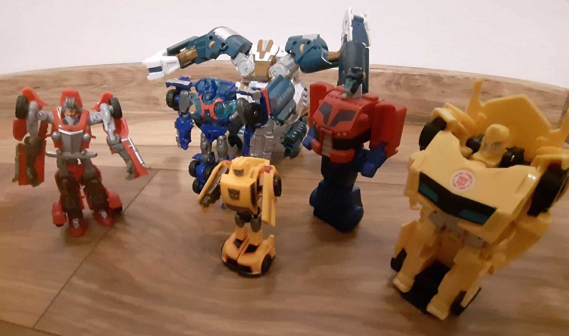 Transformers auto ciężarówka poduszkowiec 6 szt.