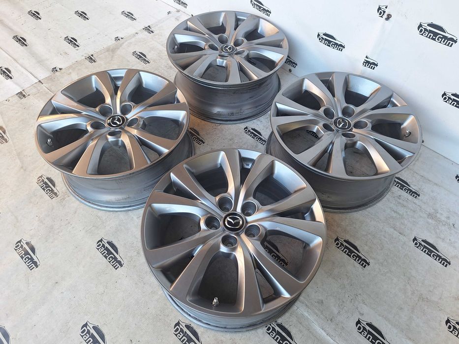 Felgi aluminiowe 5 x 114,3 R 18 Alufelgi oryginalne Mazda Jak Nowe
