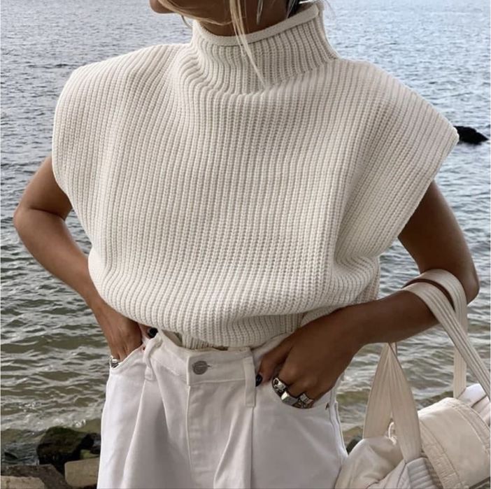 Жилет з підплічниками zara