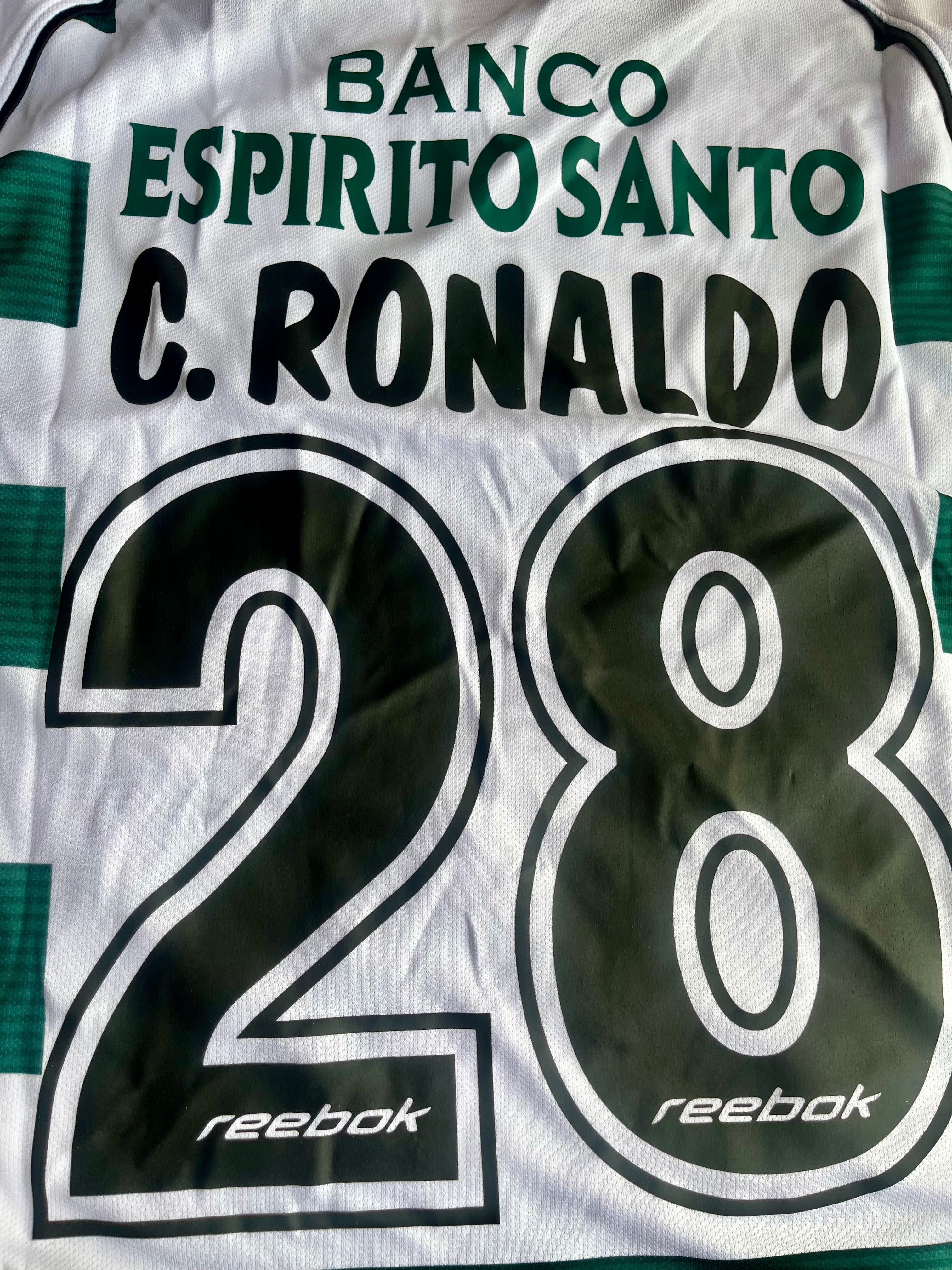 Camisola retro Sporting Ronaldo
