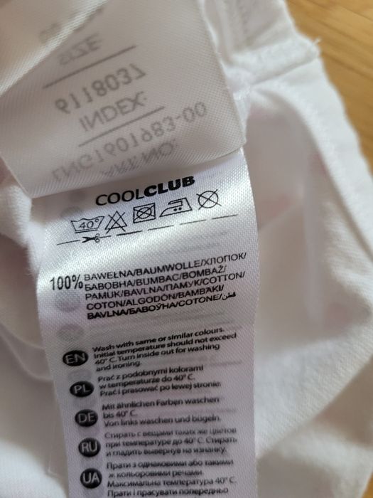 Komplecik dla dziewczynki 68: body Kotka Marie Smyk legginsy C&A