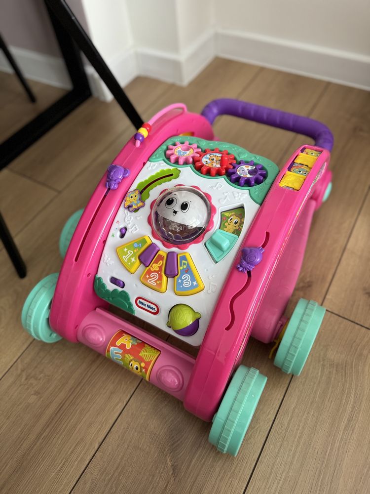 LITTLE TIKES chodzik pchacz stolik ŚWIATŁO I DŹWIĘK