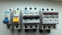 Автоматический выключатель от перегрузки 220V( пакетники) на DIN рейку
