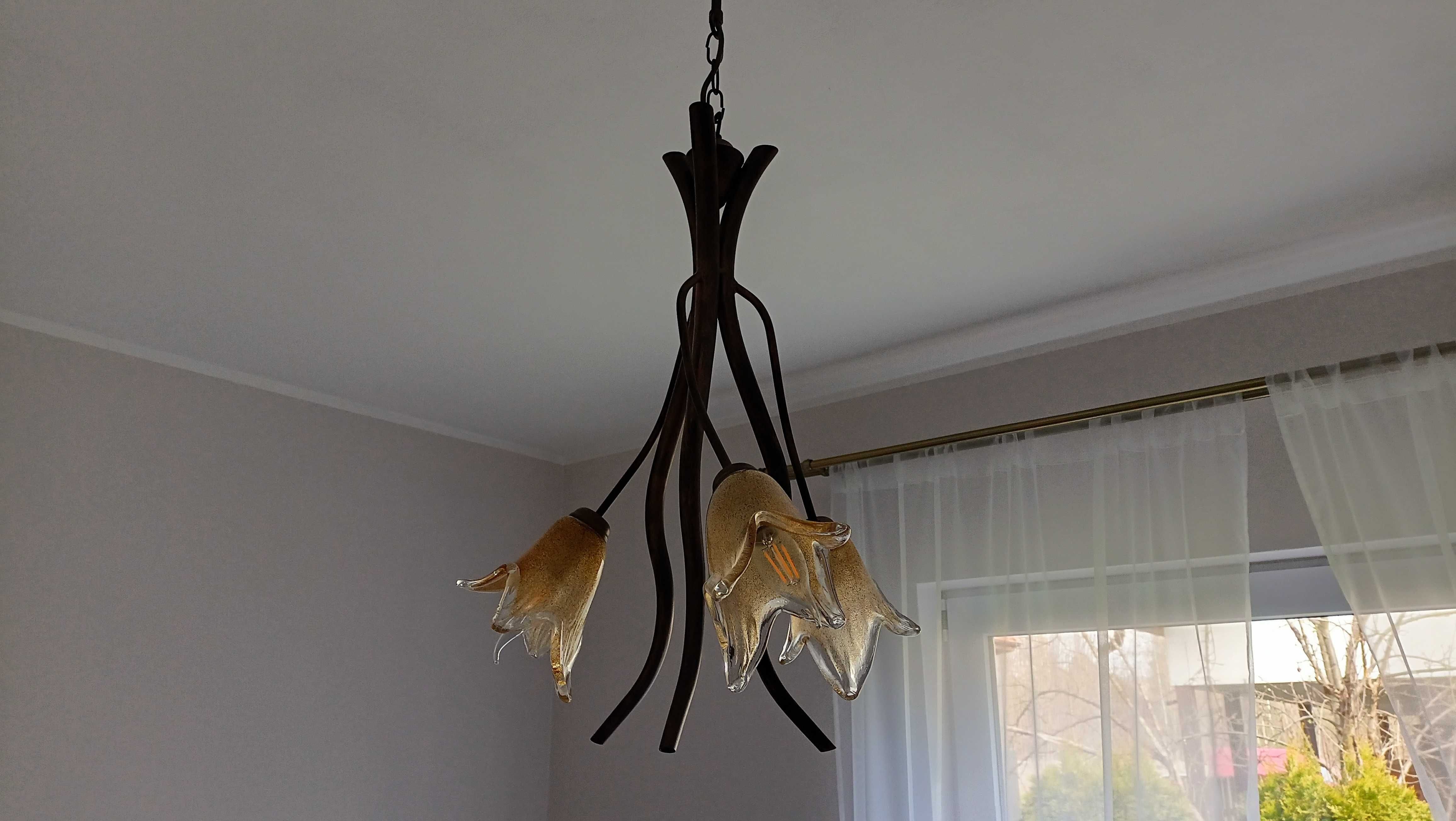 Żyrandol + lampka nocna 2 szt