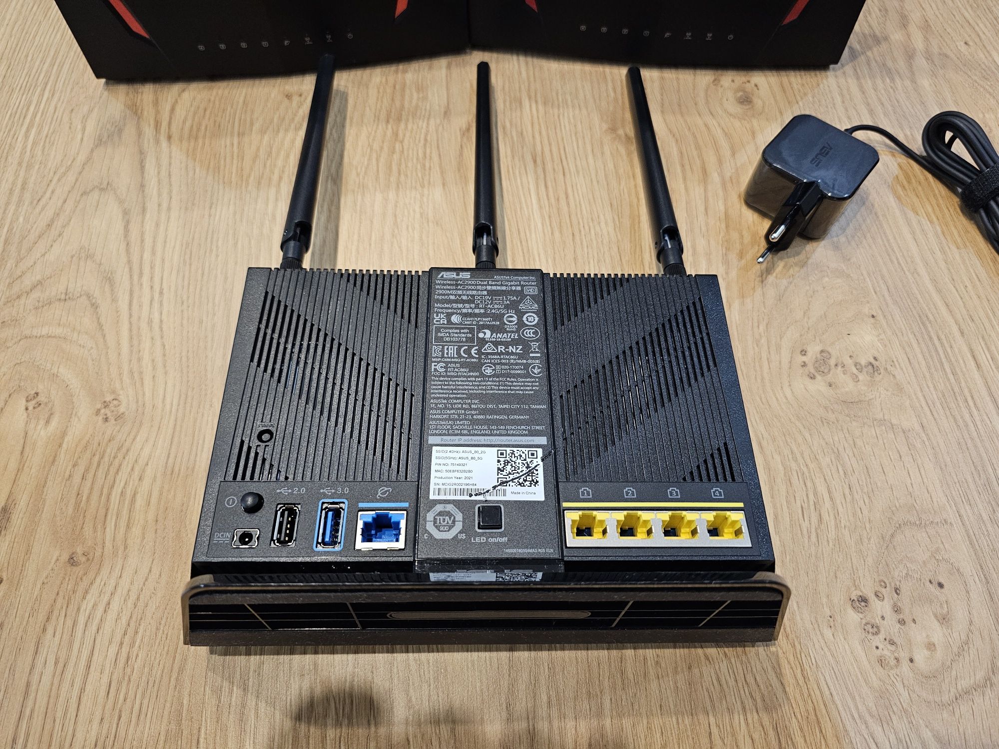 Маршрутизатор ASUS AC86U потужний Wi-Fi  для швидкого інтернету