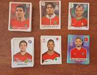 Lote cromos selecção Portugal da Panini