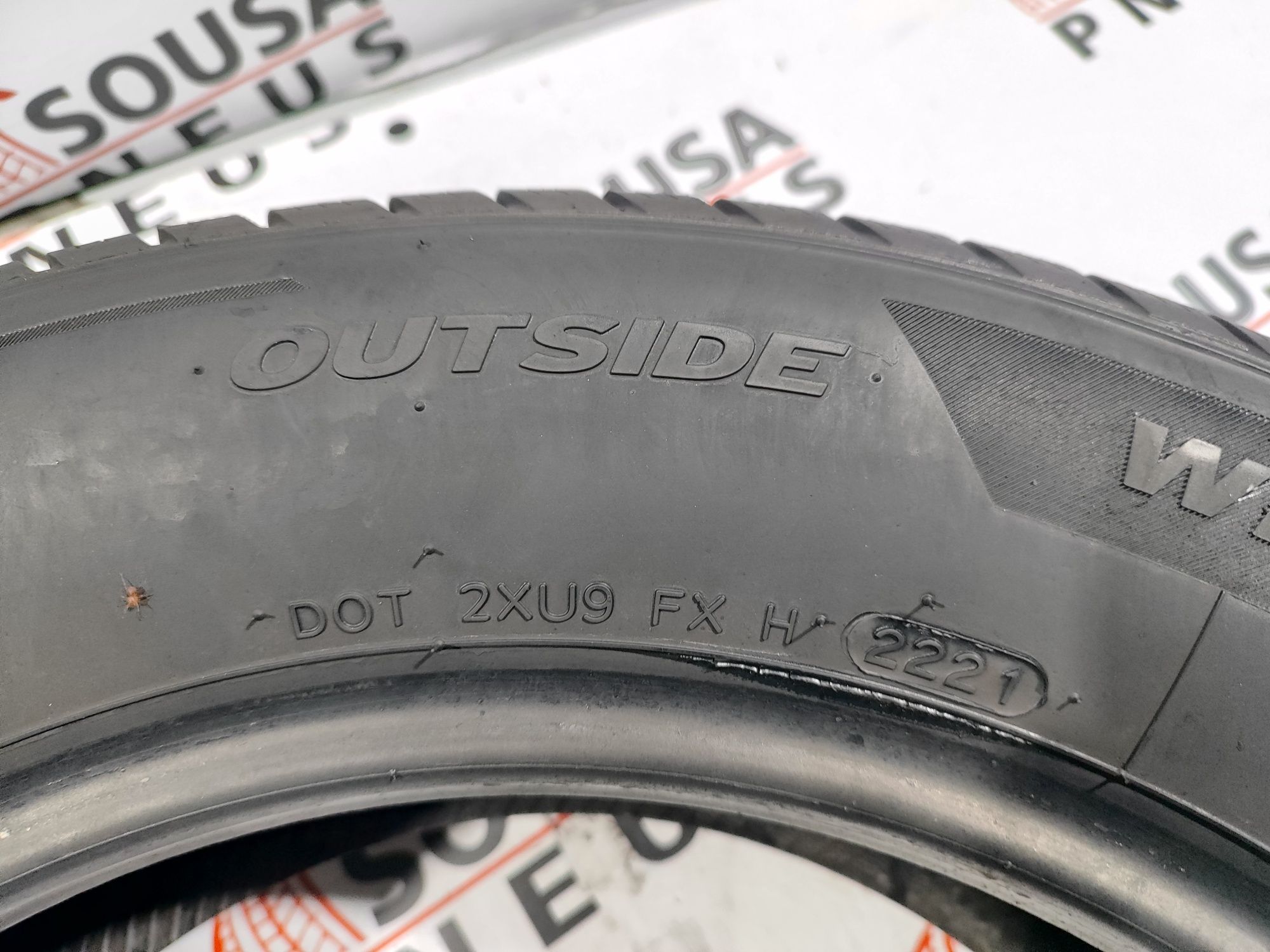 2 pneus semi novos 215-60R16 Hankook - Oferta da entrega na sua morada