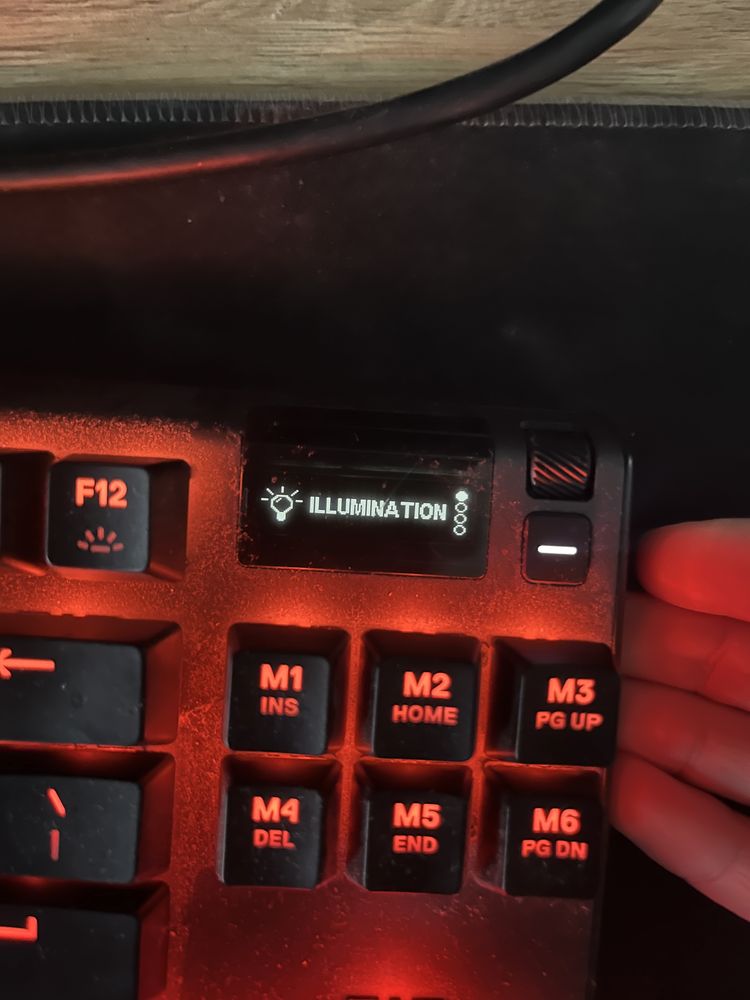 Klawiatura gamingowan steelseries apex 7 tkl red switch