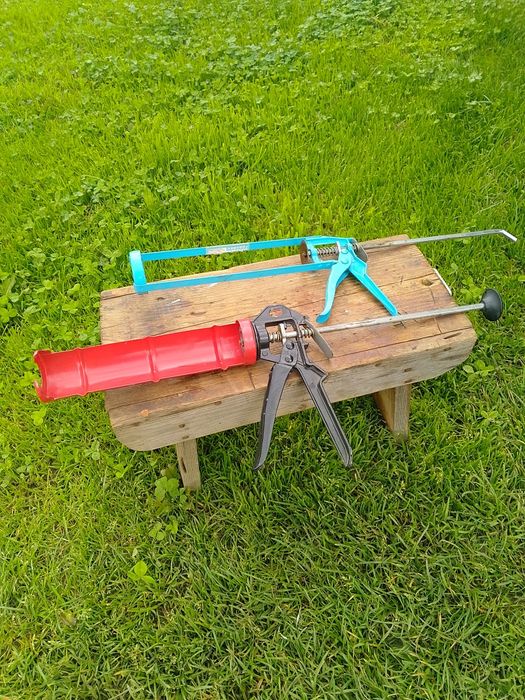 Пистолет (полузакритый-1шт,скелетообразный-1шт)для силикона,герметика.