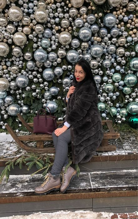 Шуба з кролика rex julia house, розмір S