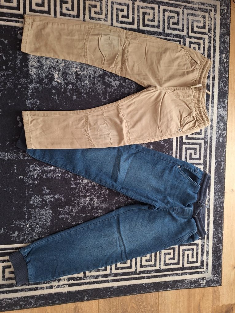 Spodnie  bluzy dla chłopca roz128