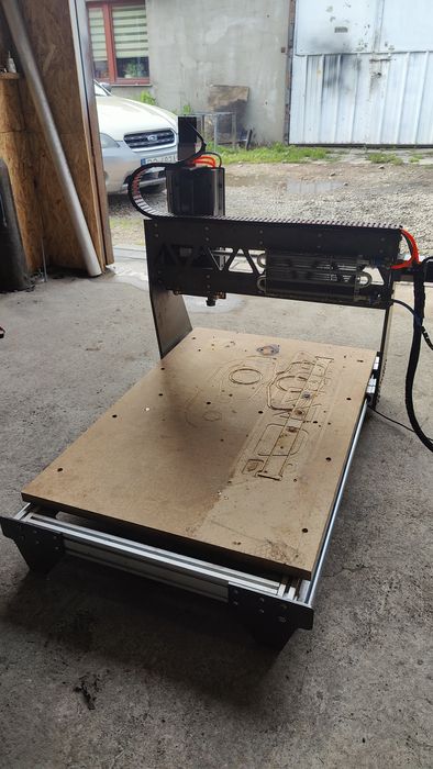 Ploter frezarka CNC do drewna, aluminium - pole robocze 70x45cm