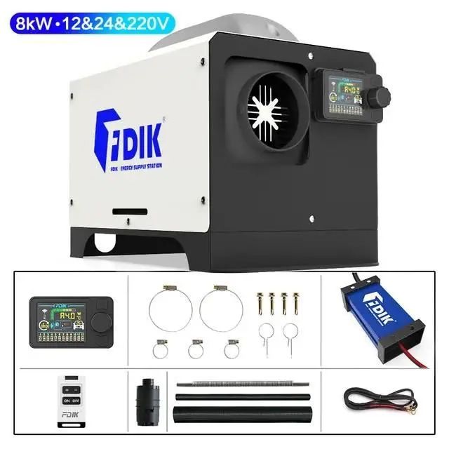 Автономний дизельний обігрівач (вебаста) FDIK 8kw автономка грілка