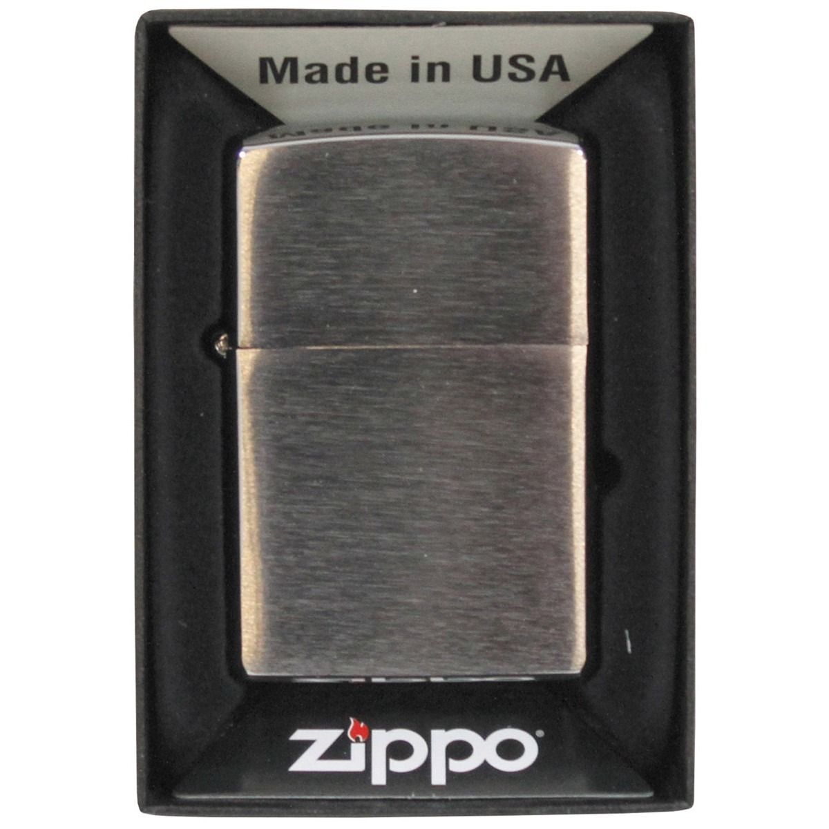 zapalniczka „zippo” szczotkowany chrom