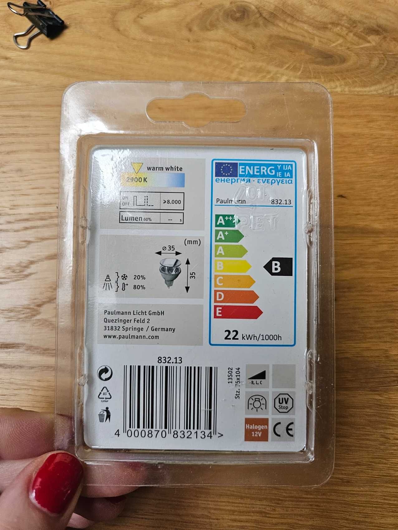 Halogen 12 V Paulmann, 20 W, GU4