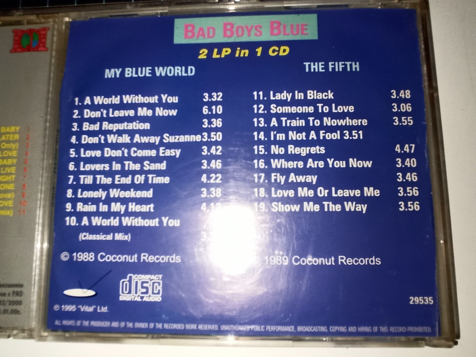 Bad Boys Blue Turbo Megamix Game Of Love Maxi Singles Italo Disco CD