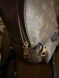 Louis Vuitton Palm Springs cloth backpack