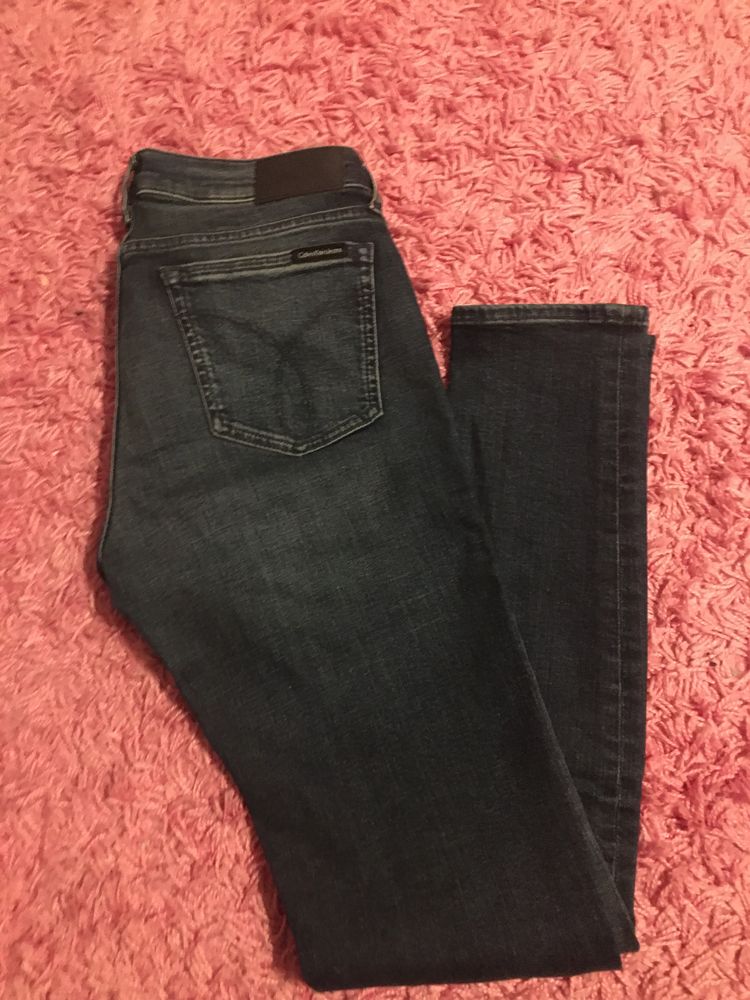 Jeansy spodnie jeans 27/30 calvin klein nowe