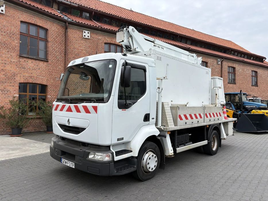 Renault MIDLUM  FV23% Import Z UDT Zarejestrowany Podnośnik Koszowy Z Paką Elektrowna